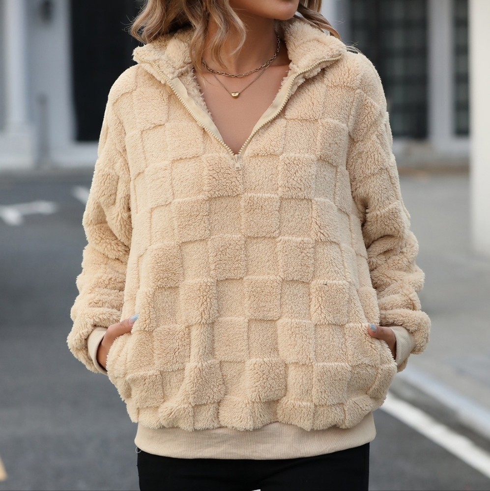 Sienna Plush Tan Pullover - Picture 4 of 6